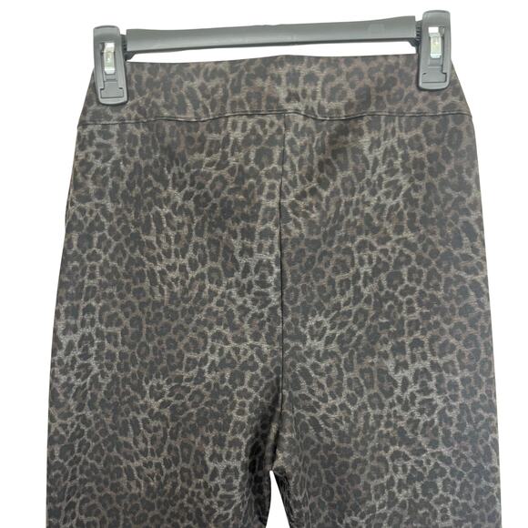 Chico's Fabulously Slimming Pull On Cheetah Print Pants - Picture 6 of 8